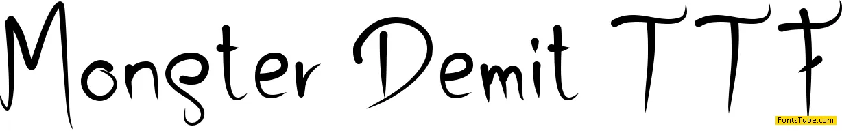 Monster Demit Font