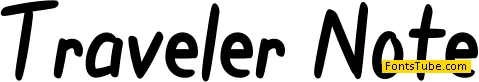 Traveler Note Font