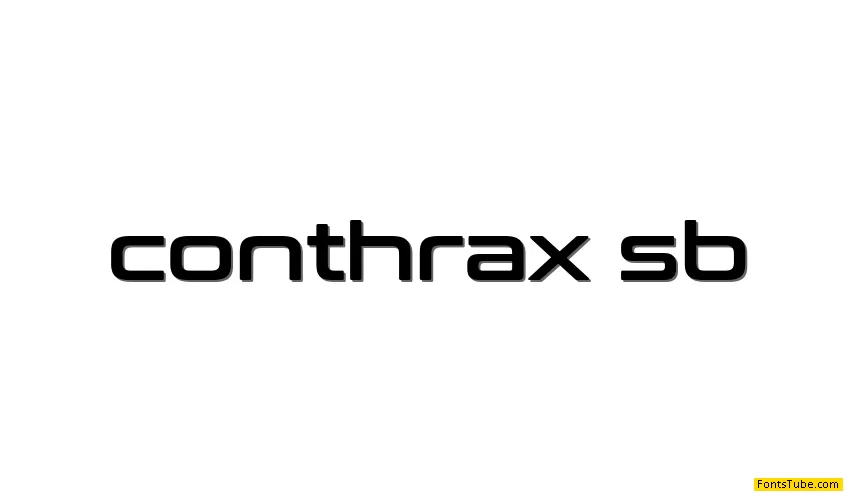 Conthrax Font
