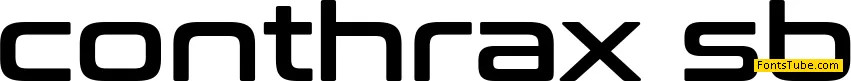 Conthrax Font