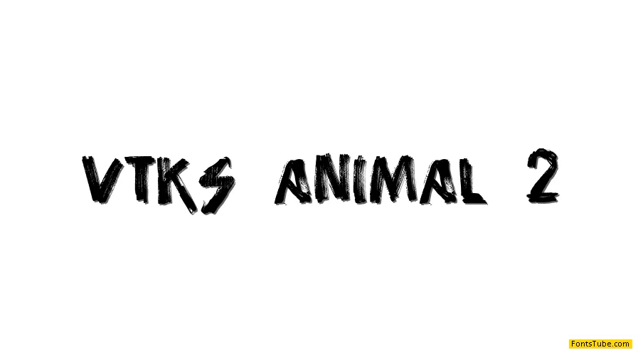 vtks animal 2 Font