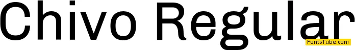 Chivo Font Family