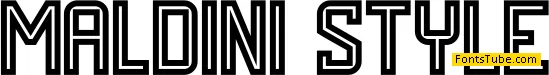 MALDINI Font