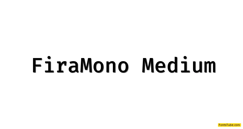 Fira Mono Font Family