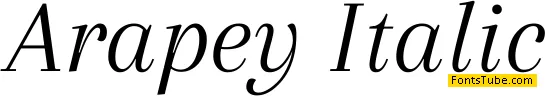 Arapey Font Family