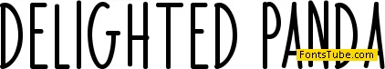 Delighted Panda Font