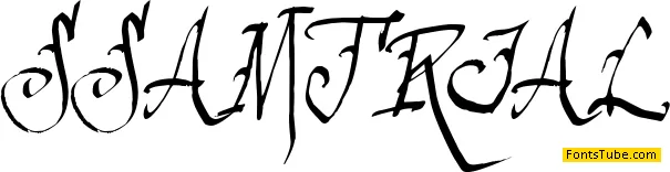 sinister Sam Font Family