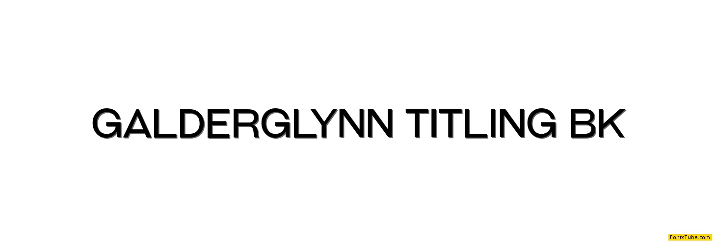 Galderglynn Titling Font Family