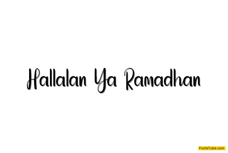 Hallalan Ya Ramadhan
