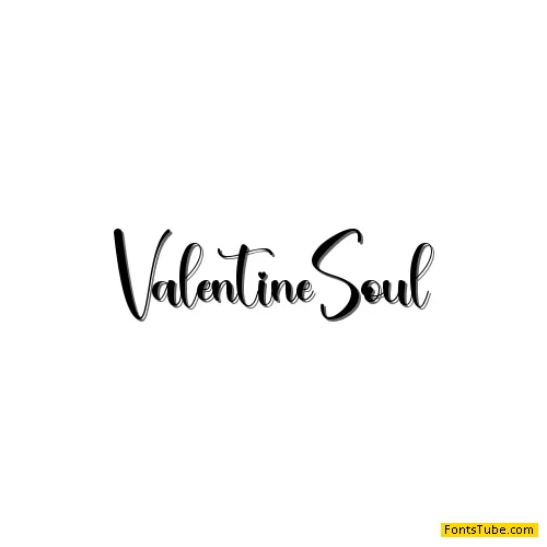 Valentine Soul - Personal Use Font