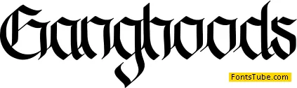Ganghoods Demo Version Font