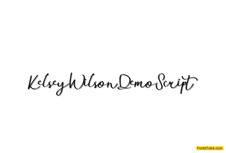 Kelsey Wilson Demo Font Family