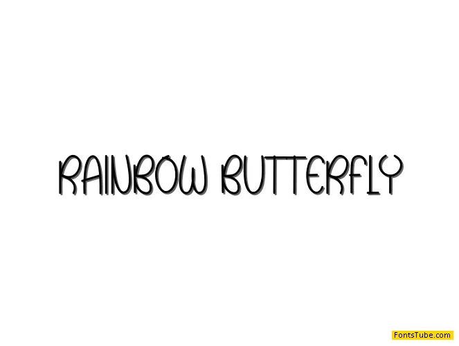 Rainbow Butterfly