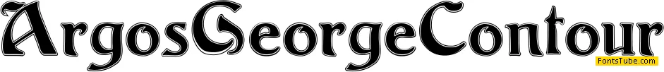 Argos George Font Family