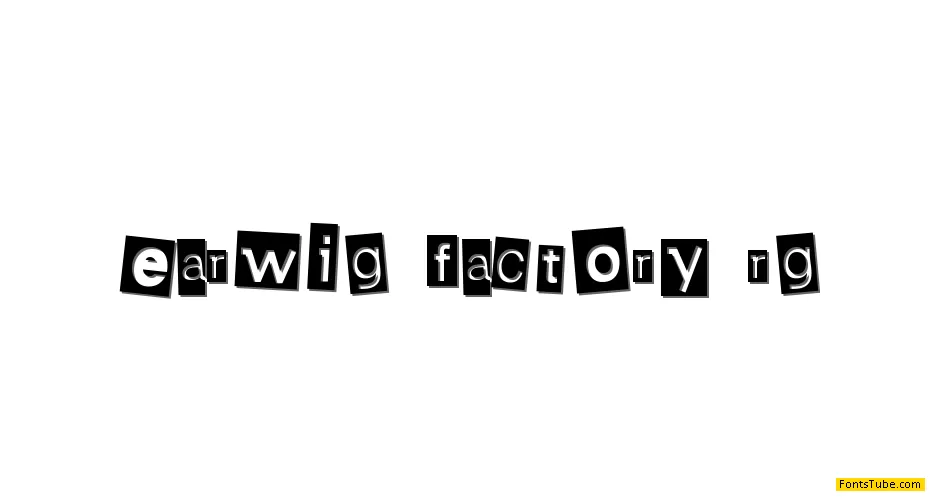 Earwig Factory Font