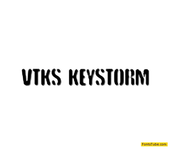 vtks keystorm Font
