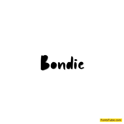 Bondie Font