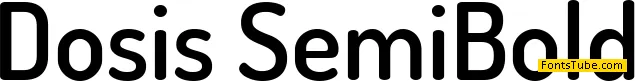 Dosis Font Family