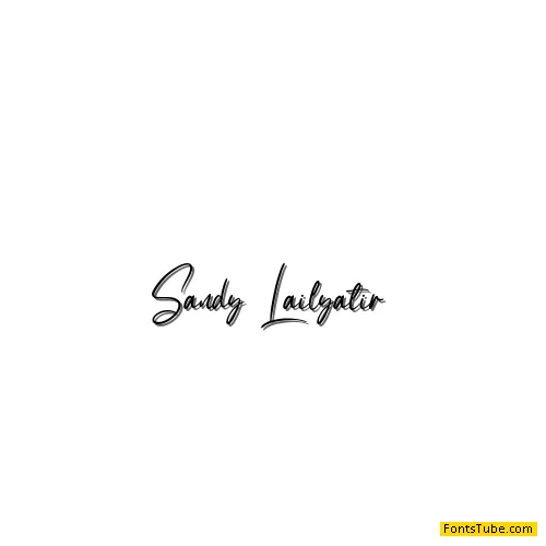 Sandy Lailyatir Font