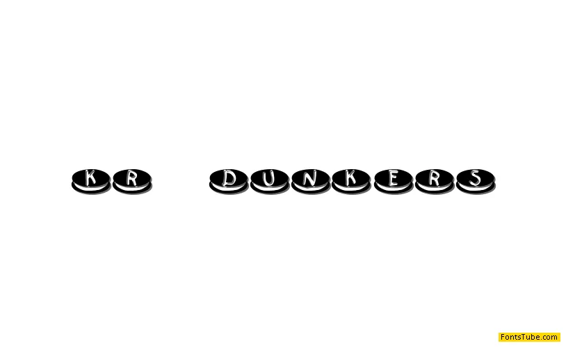 KR Dunkers Font