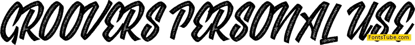 GROOVERS PERSONAL USE Font