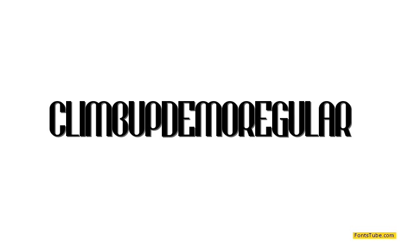 Climbup Demo Font Family