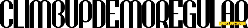 Climbup Demo Font Family