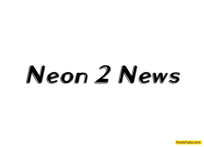 Neon 2 News Font