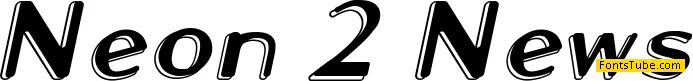 Neon 2 News Font
