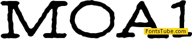 MOA Font Family