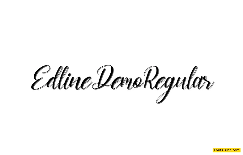 Edline Demo Font