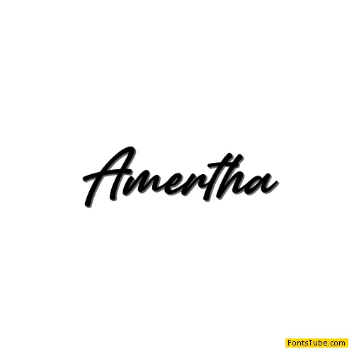 Amertha Font