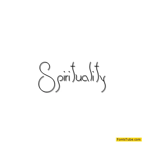 Spirituality Font