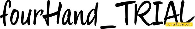 fourHand_TRIAL Font