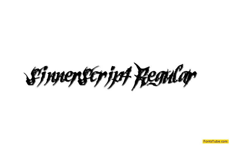 Sinner Script Font