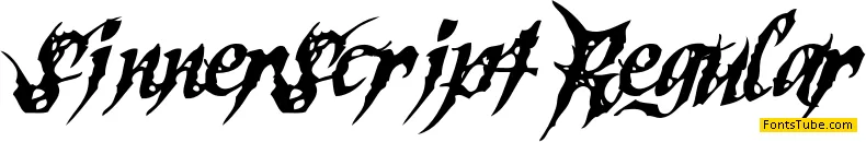 Sinner Script Font