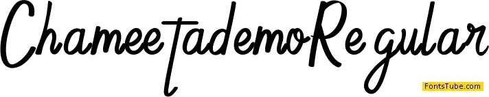 Chameetademo Font