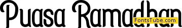 Puasa Ramadhan Font
