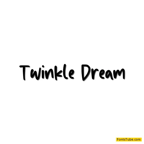 Twinkle Dream Font