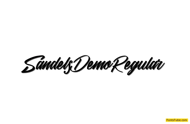 Sandels Demo Font