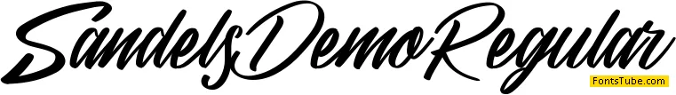 Sandels Demo Font