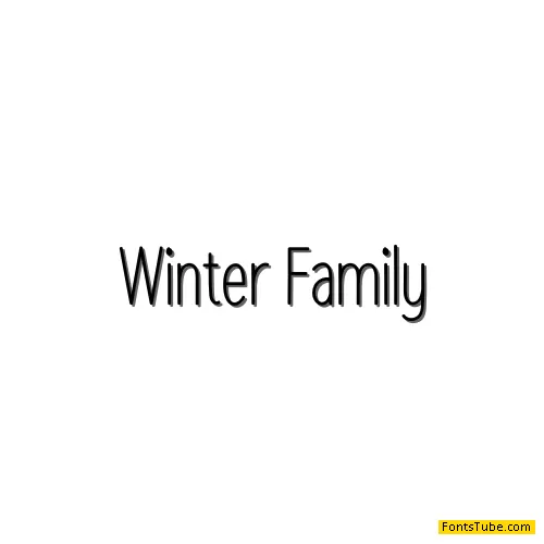 Winter Family