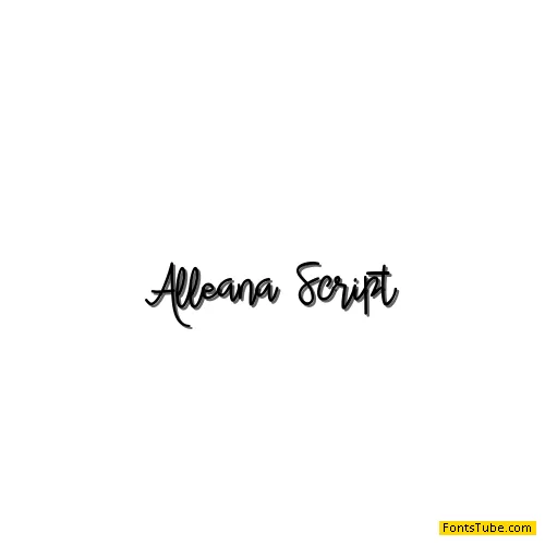 Alleana Script Font