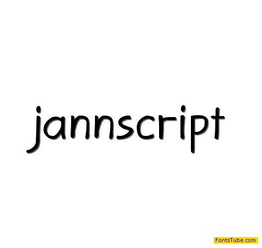 Jann Script Font Family