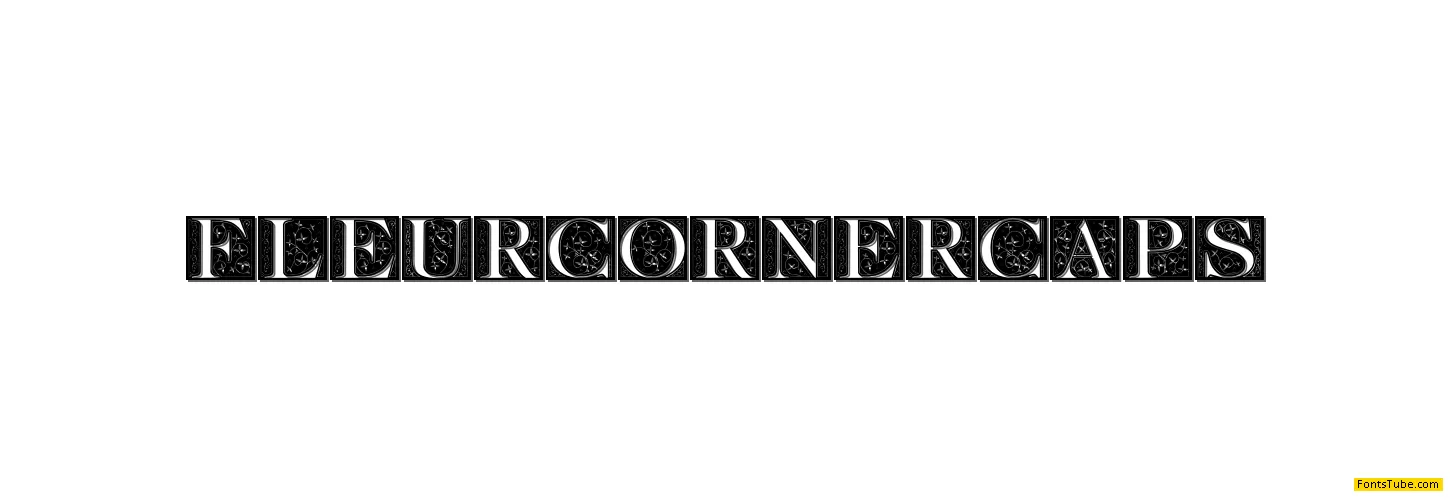 FleurCornerCaps Font