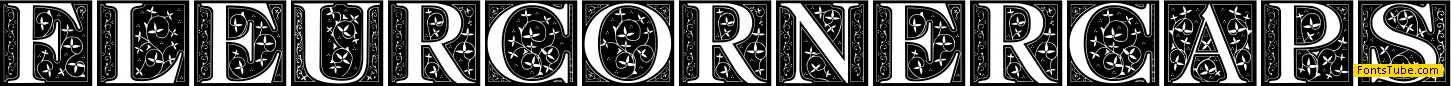 FleurCornerCaps Font