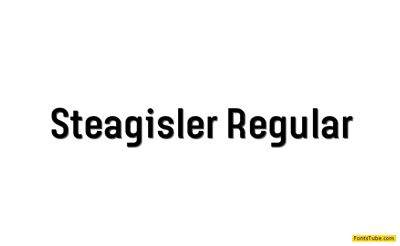 Steagisler Font Family