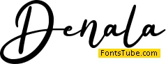 Denala - Personal Use Font