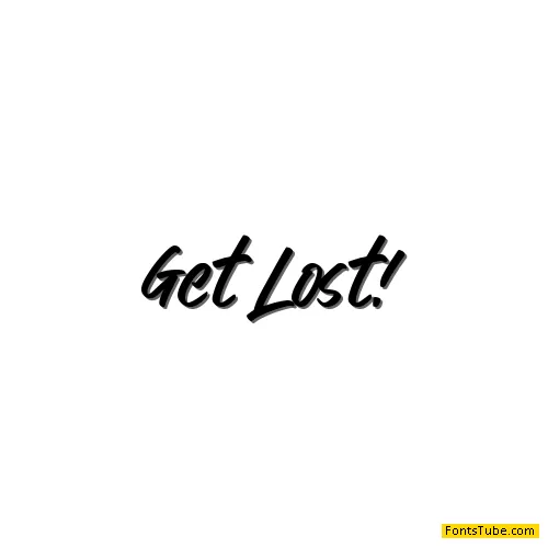 Get Lost! Font
