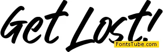 Get Lost! Font